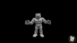M.U.S.C.L.E  #114 Pandaman  Figure Kinnikuman