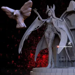 Mabinogi Succubus Queen Bird Accessory Cosplay