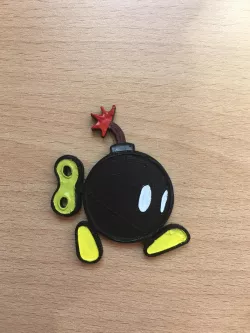 MARIO BOMB KEYCHAIN