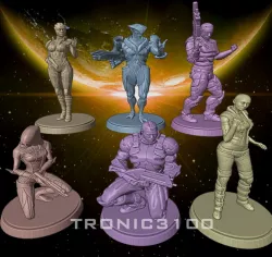 Mass Effect Miniature Pack Gamma