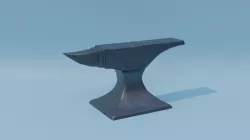 Medieval miniature anvil