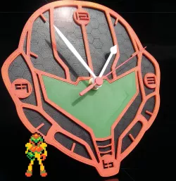 Metroid Clock