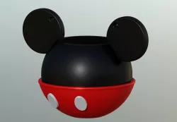 Mickey mouse halloween, candy basket or mickey flower pot