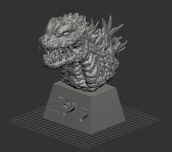 Millennium Godzilla Bust