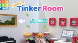 Miniature Frame for Playmobil with Tinkercad