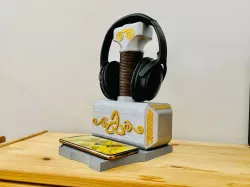 Mjölnir Thor Hammer Headphones Stand with Wireless Charger