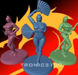 Mortal Kombat Female Ninja Miniature Pack.