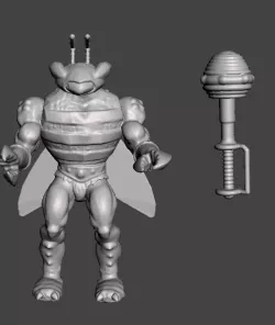 MOTU TOY STORY  TWITCH WARRIOR VINTAGE STYLE FIGURE
