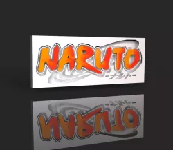 Naruto 3D logo