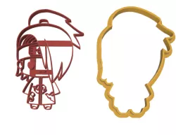 Naruto Cookie Cutter ( DEIDARA AKATSUKI)