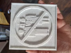 No Preaching Anti Solicitation Sign