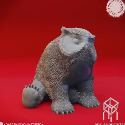 Obear Cub - Tabletop Miniature (Pre-Supported)