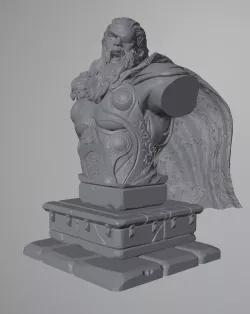 Old Thor Bust
