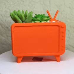 OLD TV PLANTER