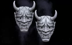 Oni Mask Japanese Hannya