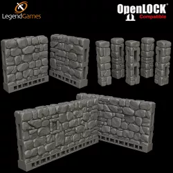 OpenLOCK Wall Tiles - LegendGames