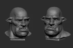 Orc Bust