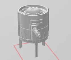 Ork Stompa Kan Turret
