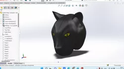 Panther Head 3D printing