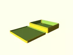 Parametric electronics box - OpenSCAD