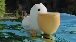 Pelicanito cute shaped slide