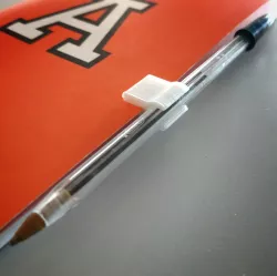 Pencil clips for notebooks