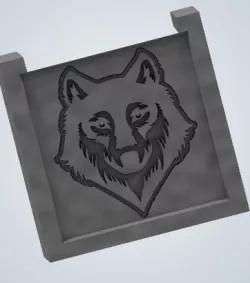 photophore (lithophane) WOLF