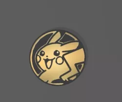 Pikachu Pokemon Coin TCG