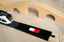 Plastic to wooden track adaptor set