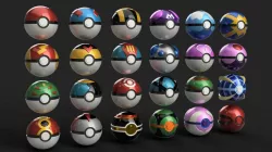 Pokemon - Assorted Poke Ball Set - 24 Opening and Closing Models