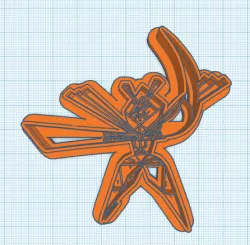 Pokemon: Kartana Cookie Cutter