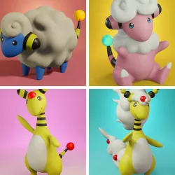 Pokemon mareep evolution pack