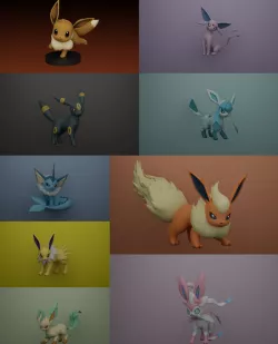 POKEMON PACK EVEE AND EVOLUTIONS