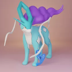 pokemon suicune (with cuts)