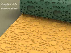 Polymer Clay Seamless Texture Roller | Easter B | Digital STL File | 2 patterns