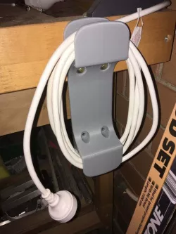 Power cable storage/wrap
