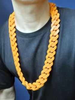 Print-in-Place Cuban Link Chain