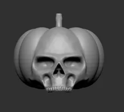 Pumpkin Skull
