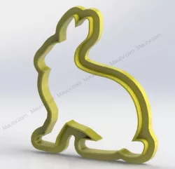 Rabbit Cookie Cutter