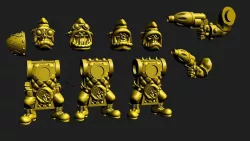 Retro space orc Loonies add on kit