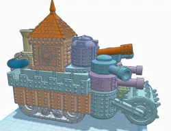Retro Space Ork Battlefortress