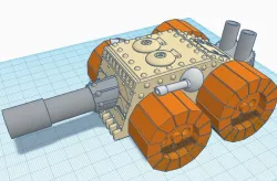 Retro Space Ork Gunwagon