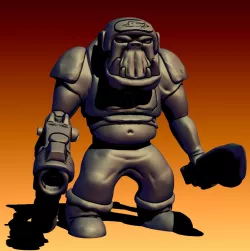 Retro space ork