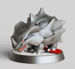 Rhyhorn - FAN ART - POKÉMON FIGURINE -POKEMON