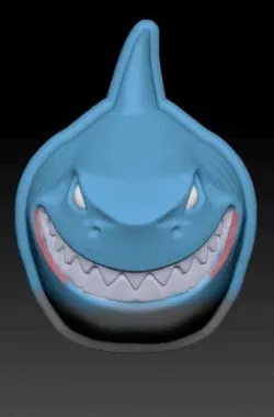 shark bruce - MOLD BATH BOMB, SOLID SHAMPOO