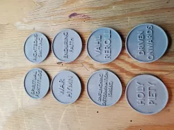Sisters of Battle Gaming Tokens