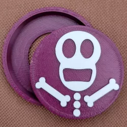 Skeleton Snap Badge