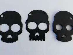 Skull and crossbones (key ring)