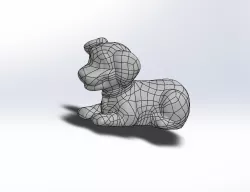 sleepy dog 3D