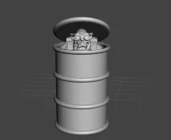 Sneaky Barrel Ork